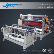 Jps-1600fq no tejidos de tela / rollo de tela laminado cortante rebobinadora